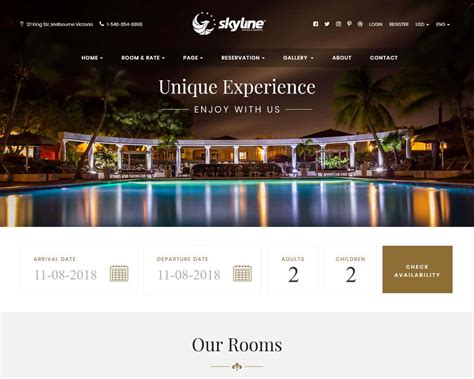 Hotel Website Templates To Build The Best Booking Website TemplateMag