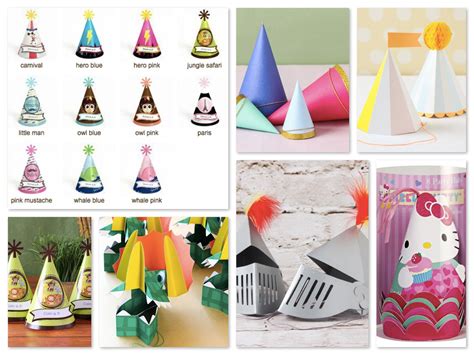 How2 Design Your Own Party Hats Party Decor