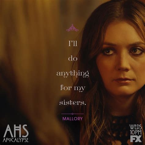 Mallory Billie Lourd Saves The World On Ahs Apocalypse Ahs Witches American Horror Story 3
