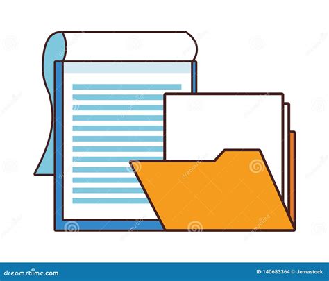 Documents Paper Size Infographics Cartoon Vector