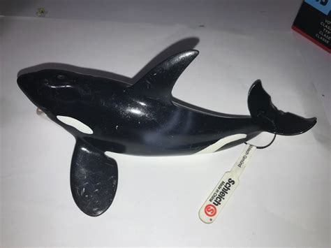 Rare Schleich Germany Retired 2004 Orca Killer Whale Figure Toy Ebay