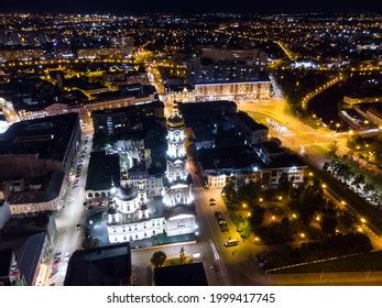 Szeged Christmas Market Above Aerial Photography Stock Photo