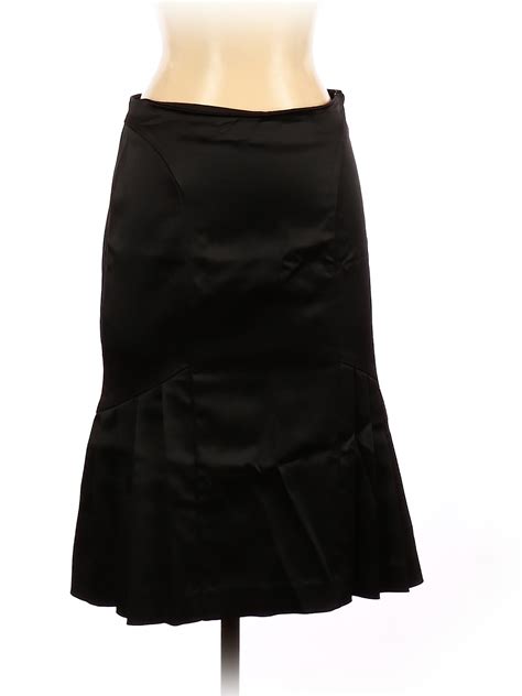 Bebe Women Black Formal Skirt 2 Ebay