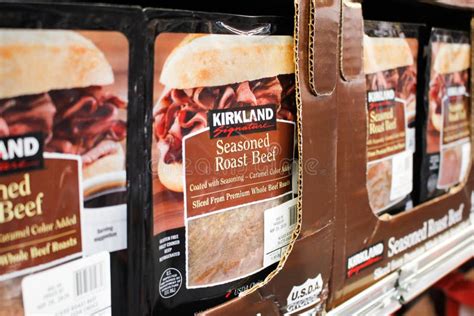 Kirkland Signature Roast Beef At Store Editorial Stock Photo Image Of