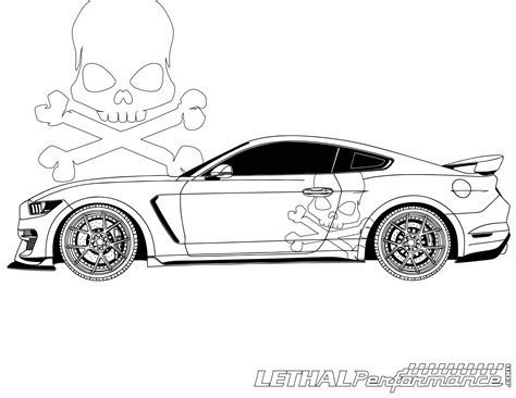 Ford Mustang Shelby Cobra Gt Coloring Pages Best Place To Color My
