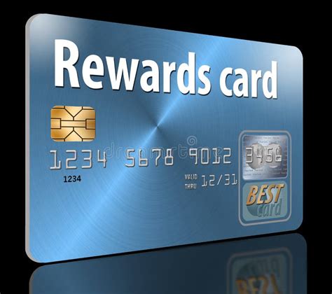 The Rewards Credit Card Earn Refunds And Rebates Stock Illustration