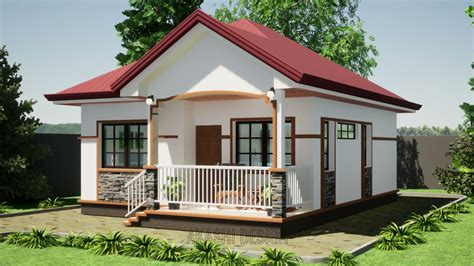 Small Bungalow House Design Simple 67 Sqm Youtube