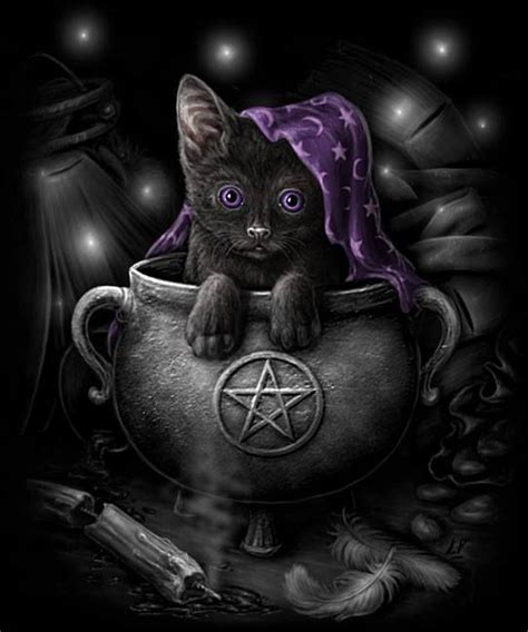 Pin By Jennifer On Pagan And Wiccan Art And Beauty Black Cat Art