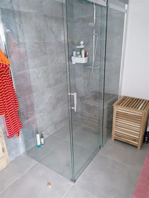 Ionen duschkopf kraftvoll wassersparend hand dusche filter vitamin c badezimmer. Begehbare Dusche / Walk in Dusche bauen | Bauforum auf ...