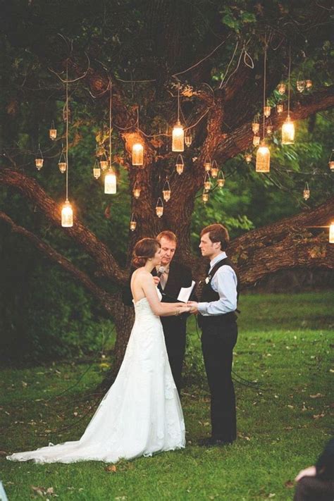 30 Marvelous Romantic Garden Wedding Theme Ideas Wedding Ceremony Decorations Wedding Lights