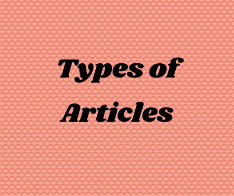Types Of Articles Red And White Matter Classes