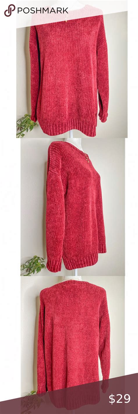 Vintage Soft And Cozy Chenille Sweater Chenille Sweater Sweaters