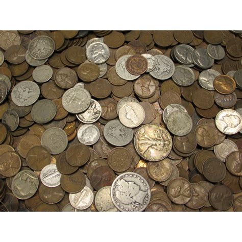 50 Coin Grab Bag 1 Ounce Silver 10 Coin Types 1900s 1964 Old