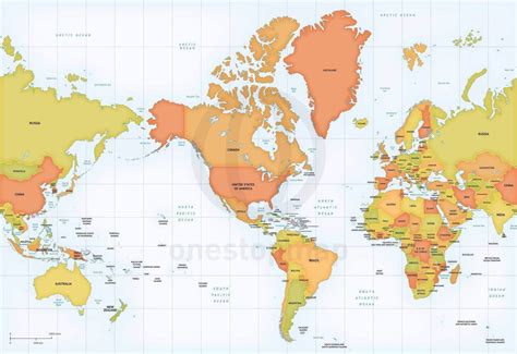 American World Map