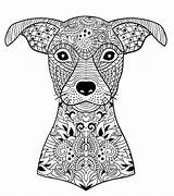 Dog Coloring Pages Colouring Book Adult Mum Lovers Dogs Men Gifts Animal Amazon sketch template