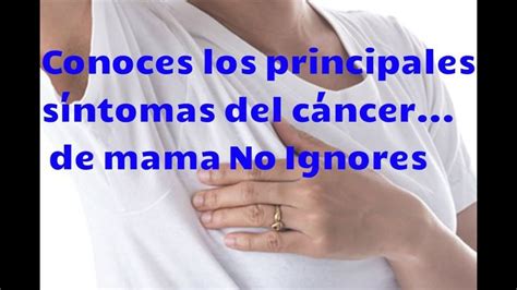 Conoces los principales síntomas del cáncer de mama Youtube Music Videos