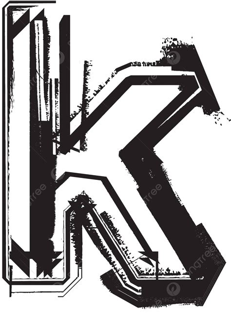 Grunge Font Letter K Stamp Abc Sketch Vector Stamp Abc Sketch Png