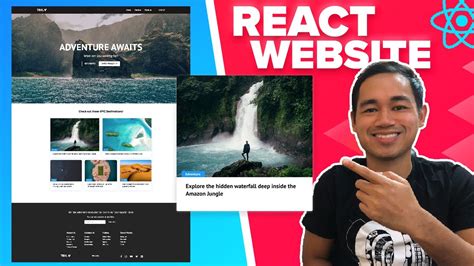 React Website Tutorial Beginner React JS Project Fully Responsive