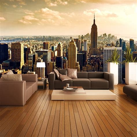 Custom 3d Photo Wallpaper For Living Room Sofa Tv