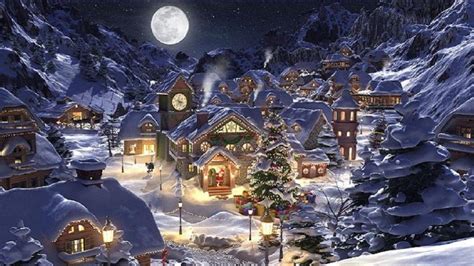 Christmas Scenery Wallpapers Top Free Christmas Scenery Backgrounds Wallpaperaccess