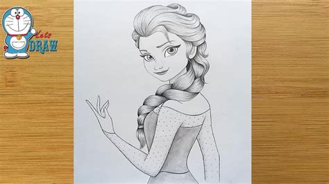 933k followers 119.5m total views. How to Draw Disney Princess Elsa - step by step || Disney Frozen || Pencil Sketch - YouTube