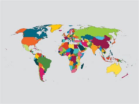 World Maps In Intervarsity Colors International Student Ministry