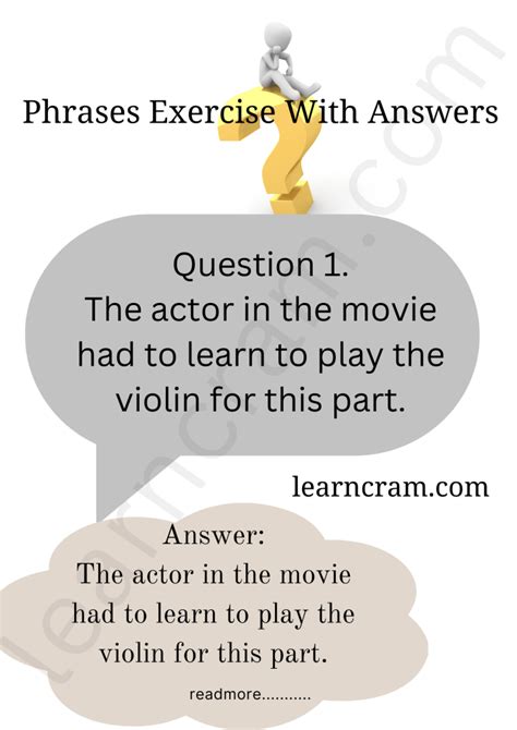 Phrases Exercise For Class 7 Cbse With Answers Learn Cram