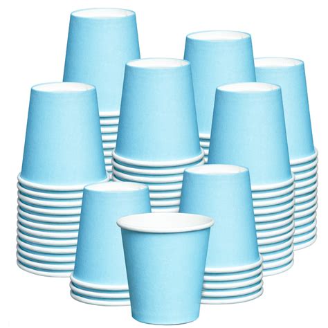 300 Count 3 Oz Small Paper Cups Disposable Mini Bathroom Mouthwash