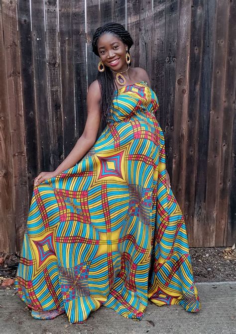 African Maternity Dress African Dress African Clothing Etsy African Maternity Dresses