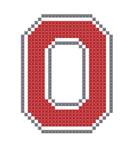 Ohio State Osu Logo Cross Stitch Small Great For Quick Ts
