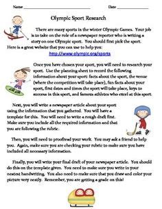 Read on for a wealth of tips on writing a news report, as well as a few helpful examples. 1000+ images about Winter Olympics on Pinterest | Winter ...