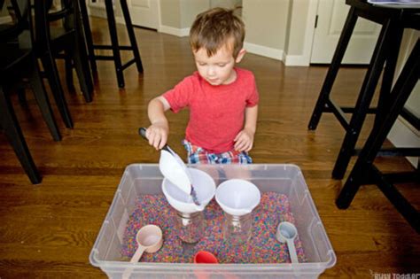 How To Make A Rainbow Rice Sensory Bin Busy Toddler