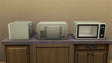 Mod The Sims Modern Microwave By Hippy70 Sims 4 Downloads