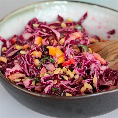 Red Cabbage Slaw With A Twist Recipe Allrecipes
