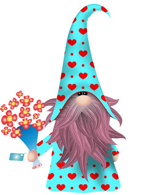 valentine gnomes clipart you can design cute valentine s day gnomes in different styles