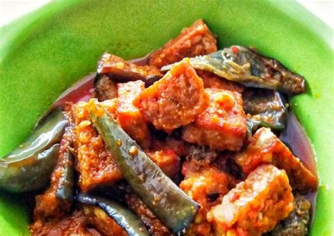 Sayur Terong And Tempe Eggplant And Tempe In Spicy Coconut Milk Recipe By