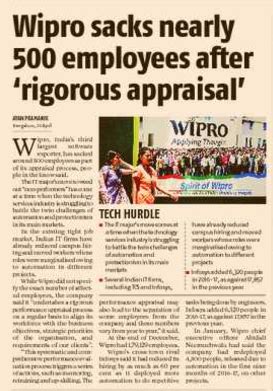 Wipro Layoffs And How Business Dailies Reported It