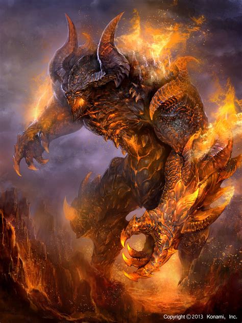 Ifrit Choi Tae Hyun Fantasy Demon Mythical Creatures Art Fantasy Beasts
