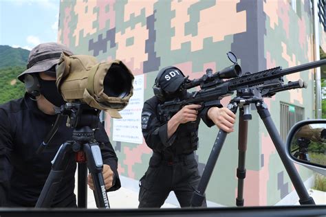 South Korean Police Sou Sniper Training With Army S Capital Defense