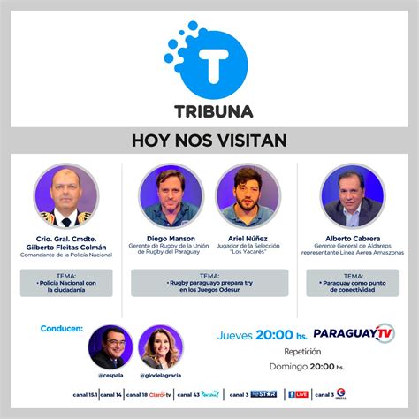 Paraguay Tv On Twitter Tribuna Otra Imperdible Edici N Con Invitados