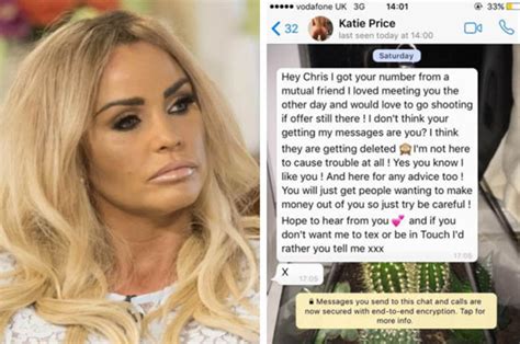 Katie Price Twitter Feud With Chris Hughes Over Leaked Texts Shocks
