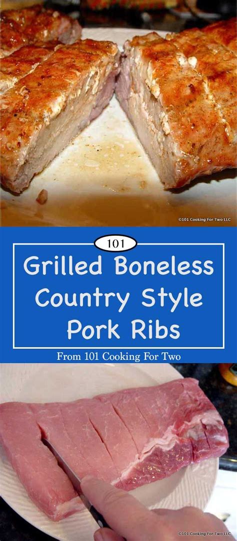 Cut closer to the shoulder, these ribs have denser marbling than other sections. How to Grill Boneless Country Style Pork Ribs from 101 ...