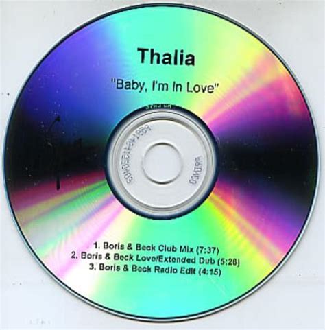 Thalia Baby Im In Love Us Promo Cd R Acetate 312385
