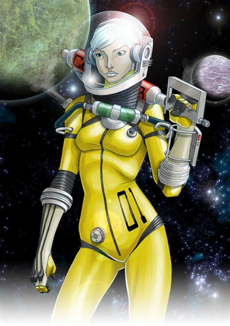 Space Girl 01 By Crayonslut On Deviantart Space Girl Sci Fi Girl Sci Fi