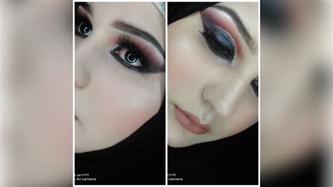 arabic eye makeup tutorial smokey eye makeup easy cut crease arabic look youtube