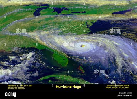 Hurricane Hugo Satellite Hi Res Stock Photography And Images Alamy