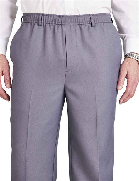 Pack Of 2 Elasticated Waist Pull On Trousers Chums