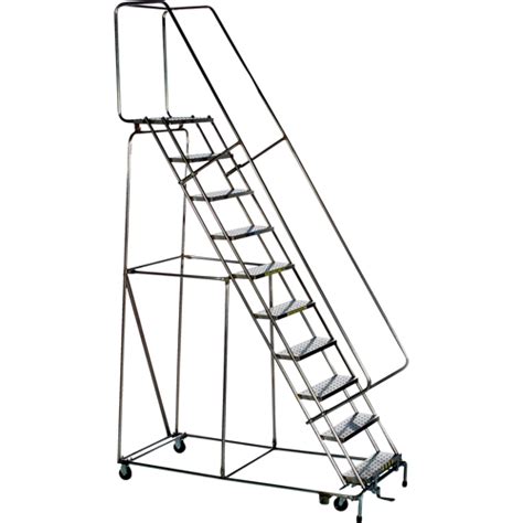 Ballymore Lockstep Rolling Ladders 10 Steps 24 Step Width 100