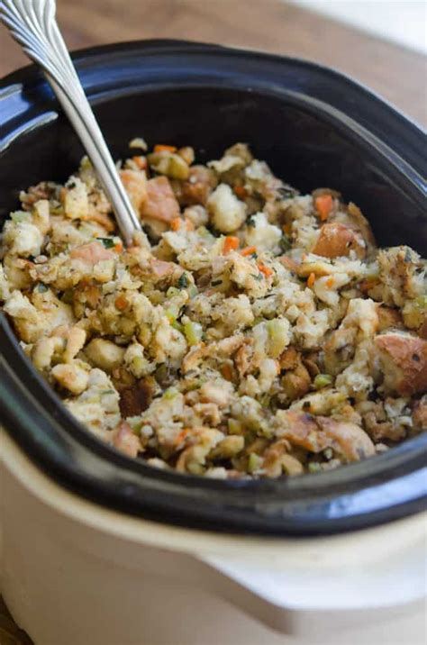 Crock Pot Stuffing Recipe And Video Valerie S Kitchen