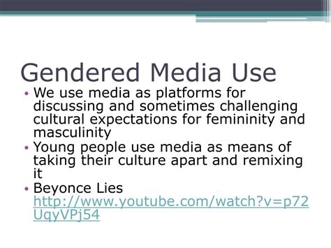 Ppt Gender And The Media Powerpoint Presentation Free Download Id
